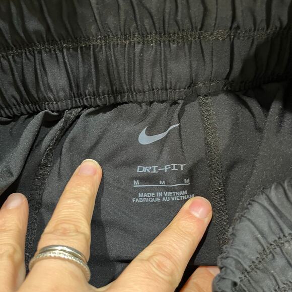 Nike Dri-FIT High Rise Track Pants Black Athletic Joggers Workout Pants Sz M - Picture 10 of 10